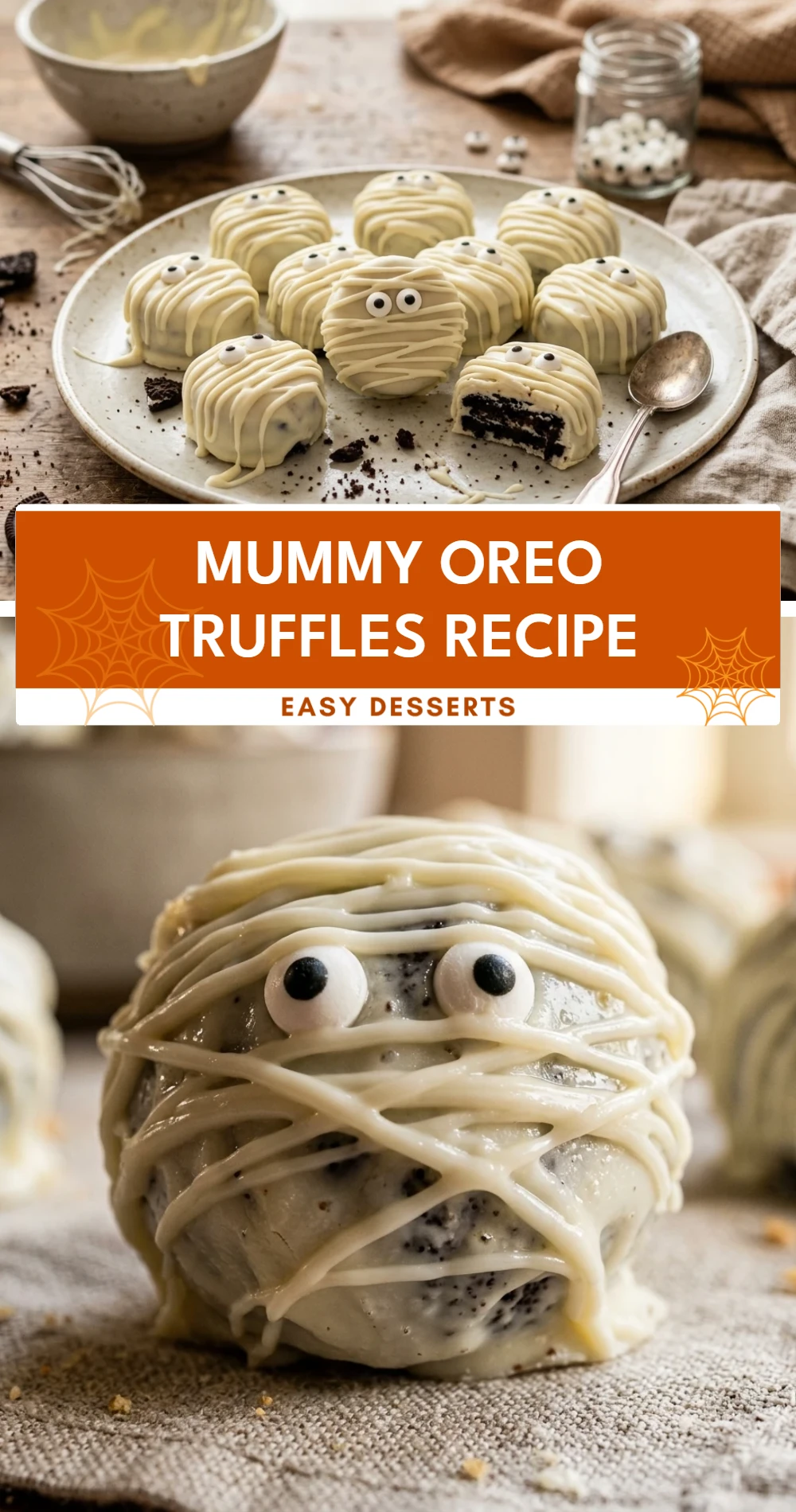 Mummy Oreo Truffles Recipe