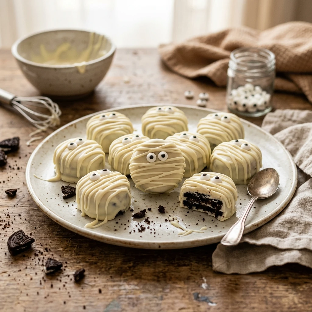 Mummy Oreo Truffles Recipe