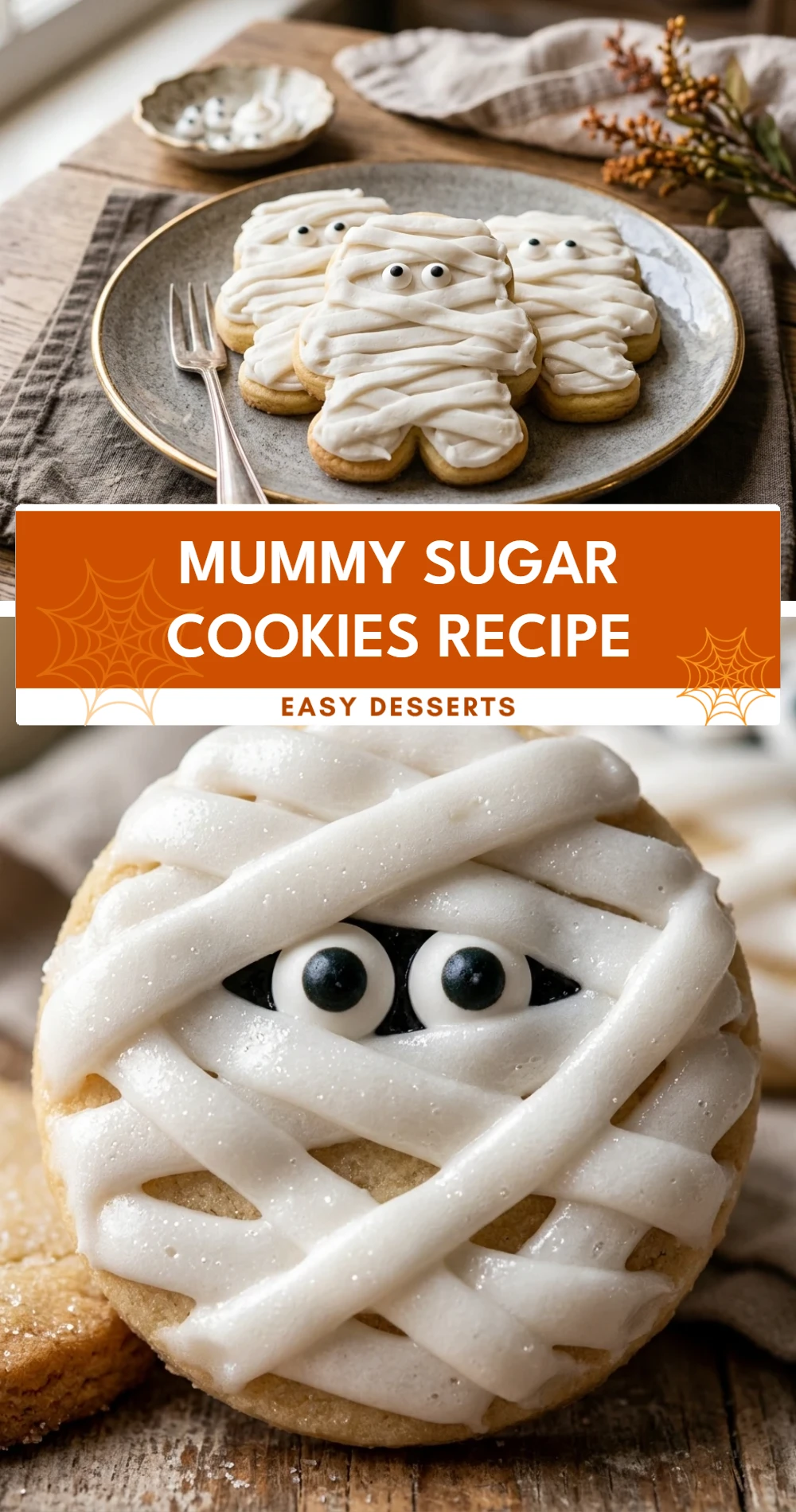 Mummy Sugar Cookies Recipe