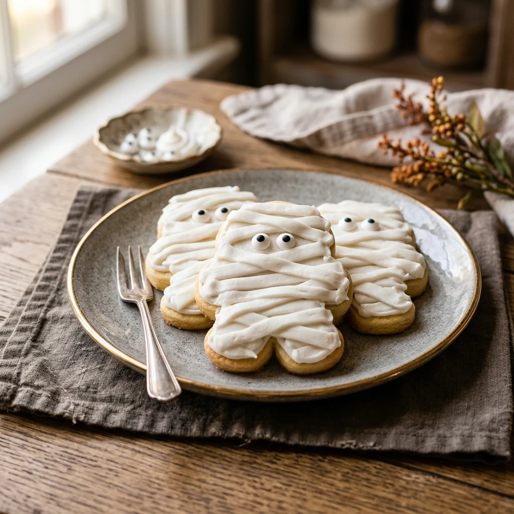Mummy Sugar Cookies Recipe