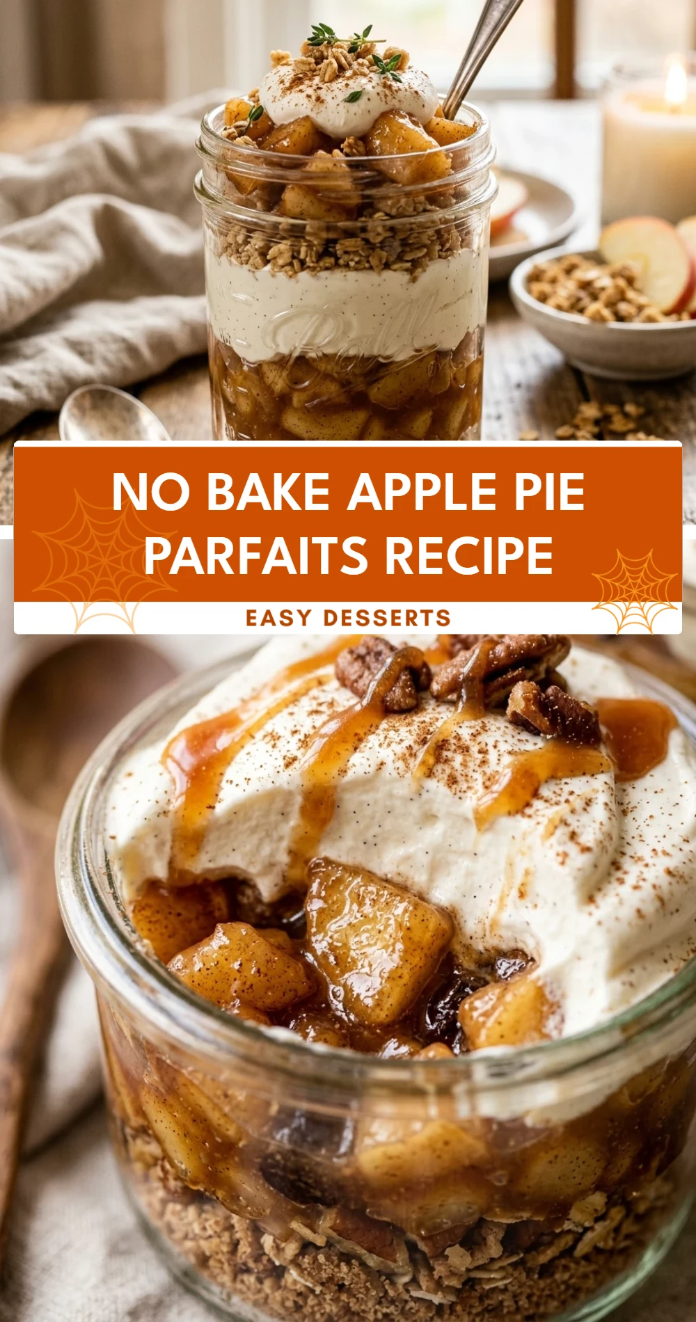 No Bake Apple Pie Parfaits Recipe