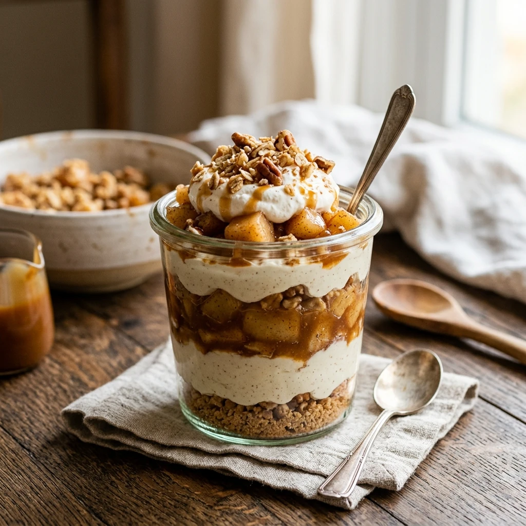 No Bake Apple Pie Parfaits Recipe