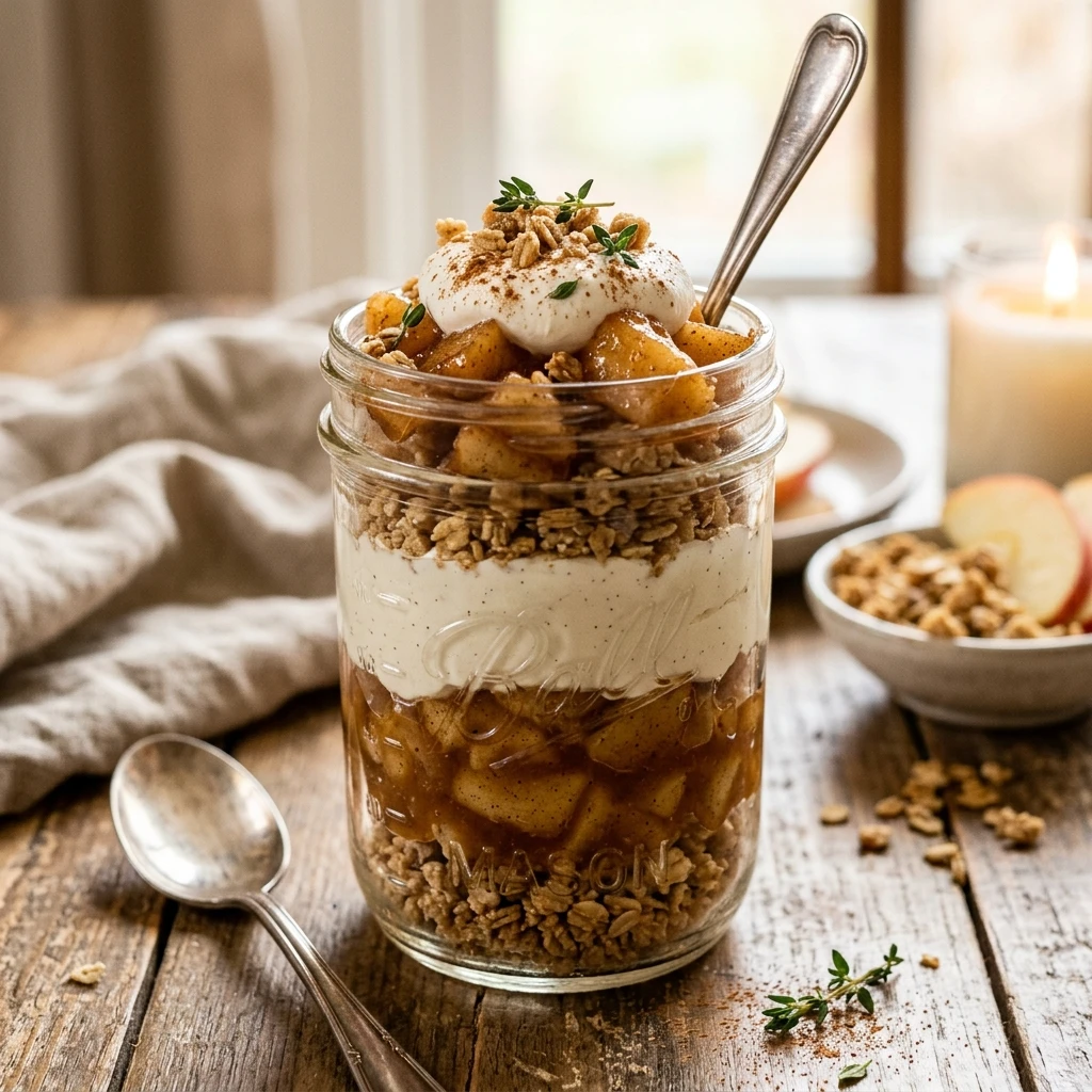 No Bake Apple Pie Parfaits Recipe