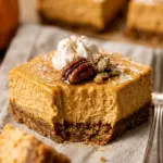 No Bake Pumpkin Cheesecake Bars Recipe