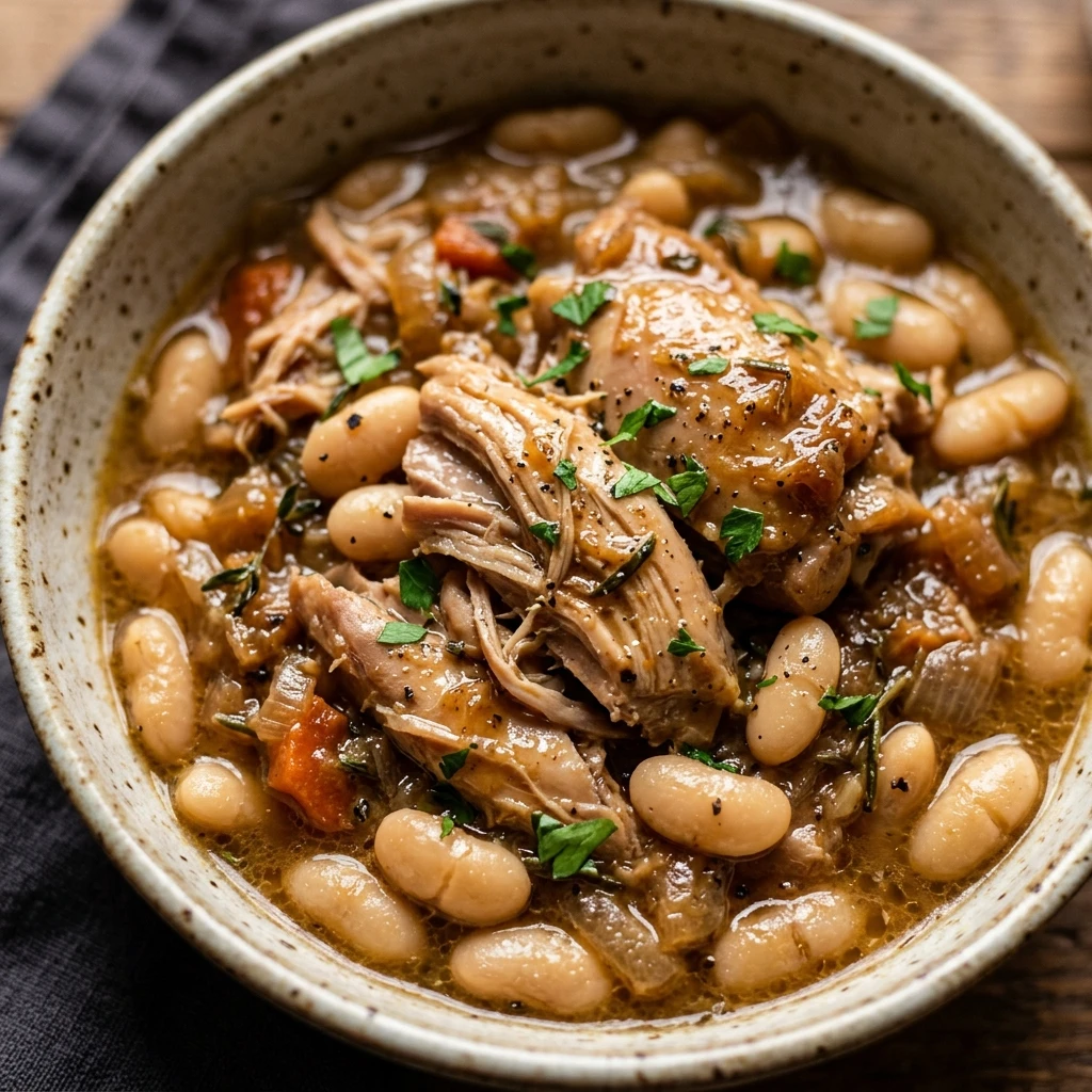 One Pot High Protein Chicken And White Beans Recipe