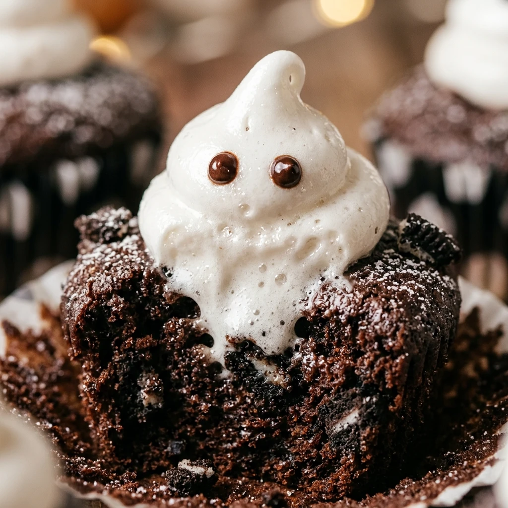 Oreo Ghost Cupcakes Recipe