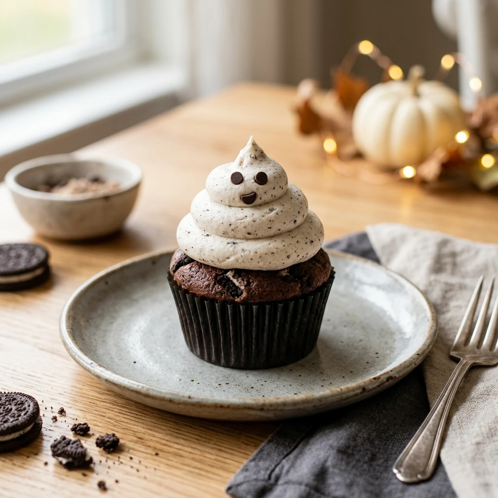 Oreo Ghost Cupcakes Recipe