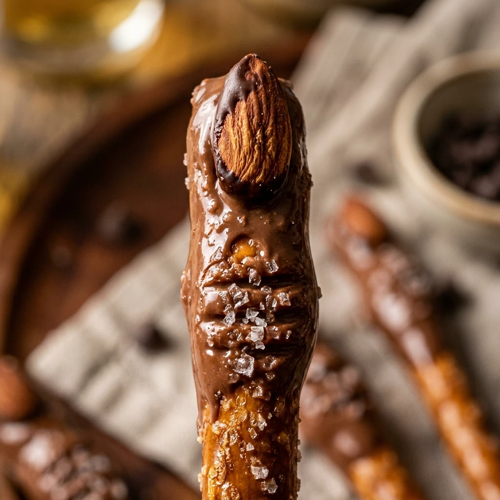 Pretzel Rods Witches Fingers Recipe