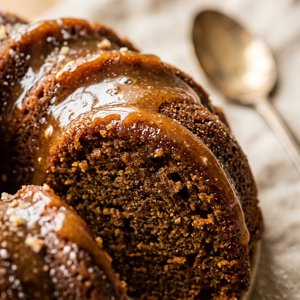 Pumpkin Bundt Cake With Maple Glaze
