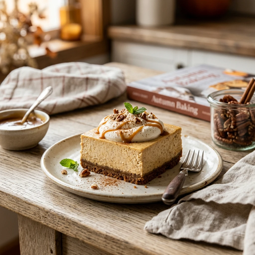 Pumpkin Cheesecake Bars Recipe