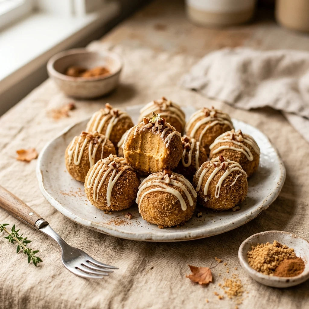 Pumpkin Cheesecake Truffles Recipe