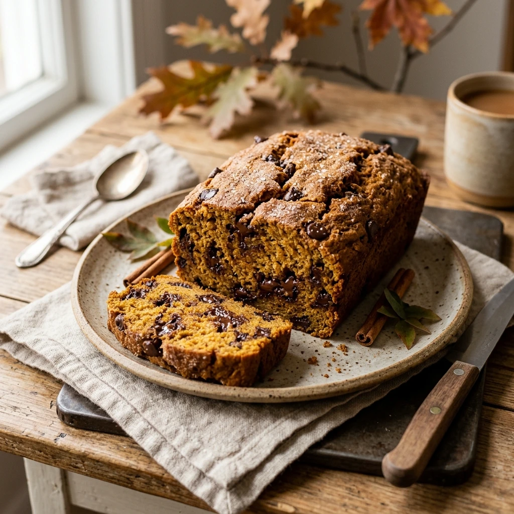 Pumpkin Chocolate Chip Bread Recipe