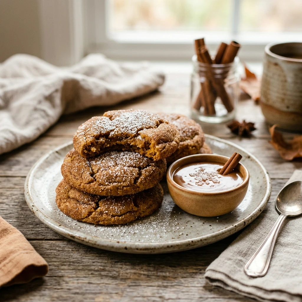 Pumpkin Churro Cookies Recipe