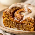 Pumpkin Cinnamon Roll Blondies
