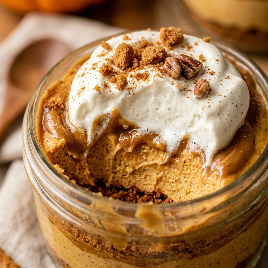 Pumpkin Cookie Butter Cheesecake Parfaits