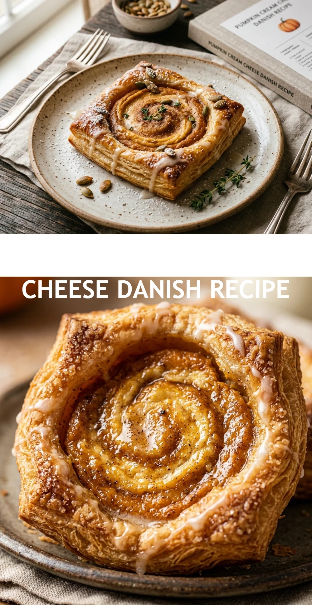 Pumpkin Cream Cheese Danish Recipe