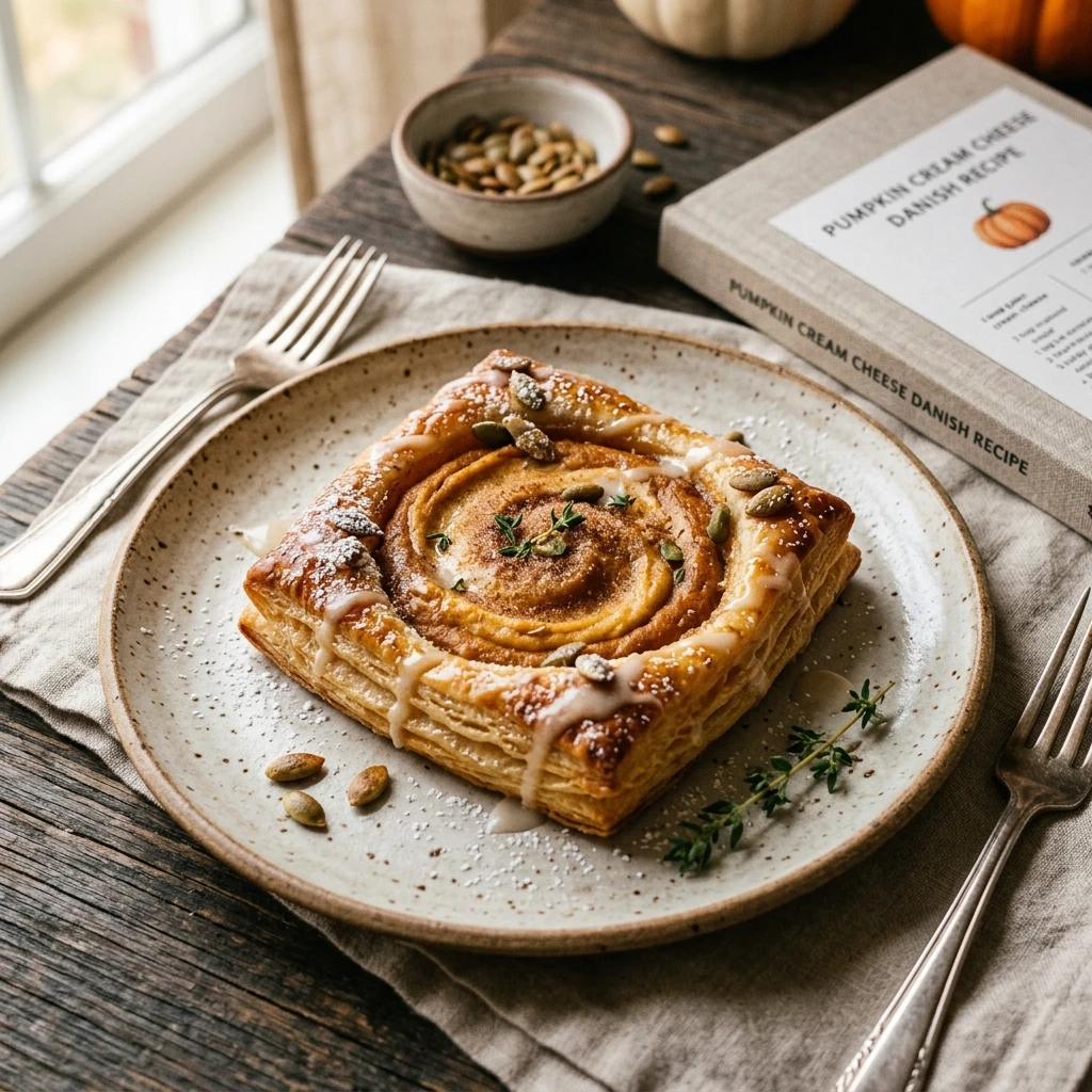 Pumpkin Cream Cheese Danish Recipe