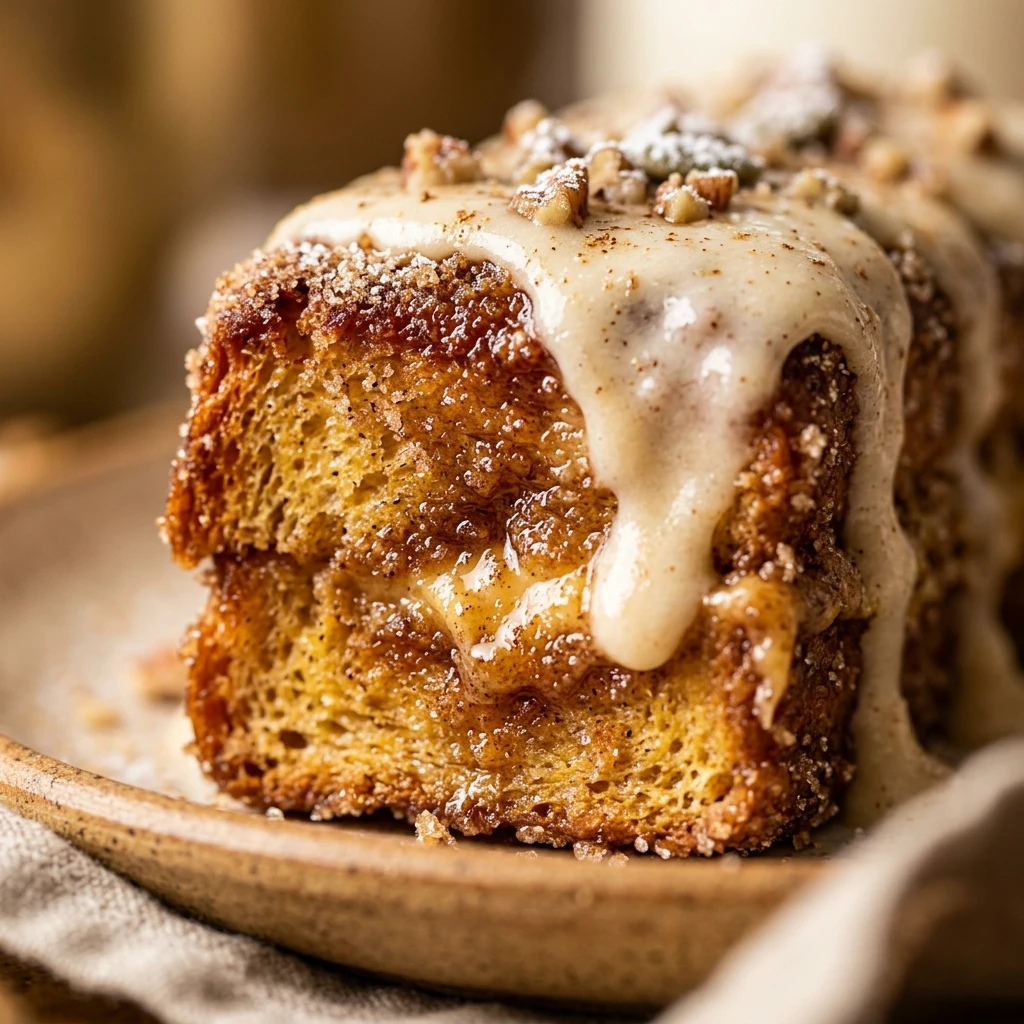 Pumpkin Cream Cheese French Toast Sticks