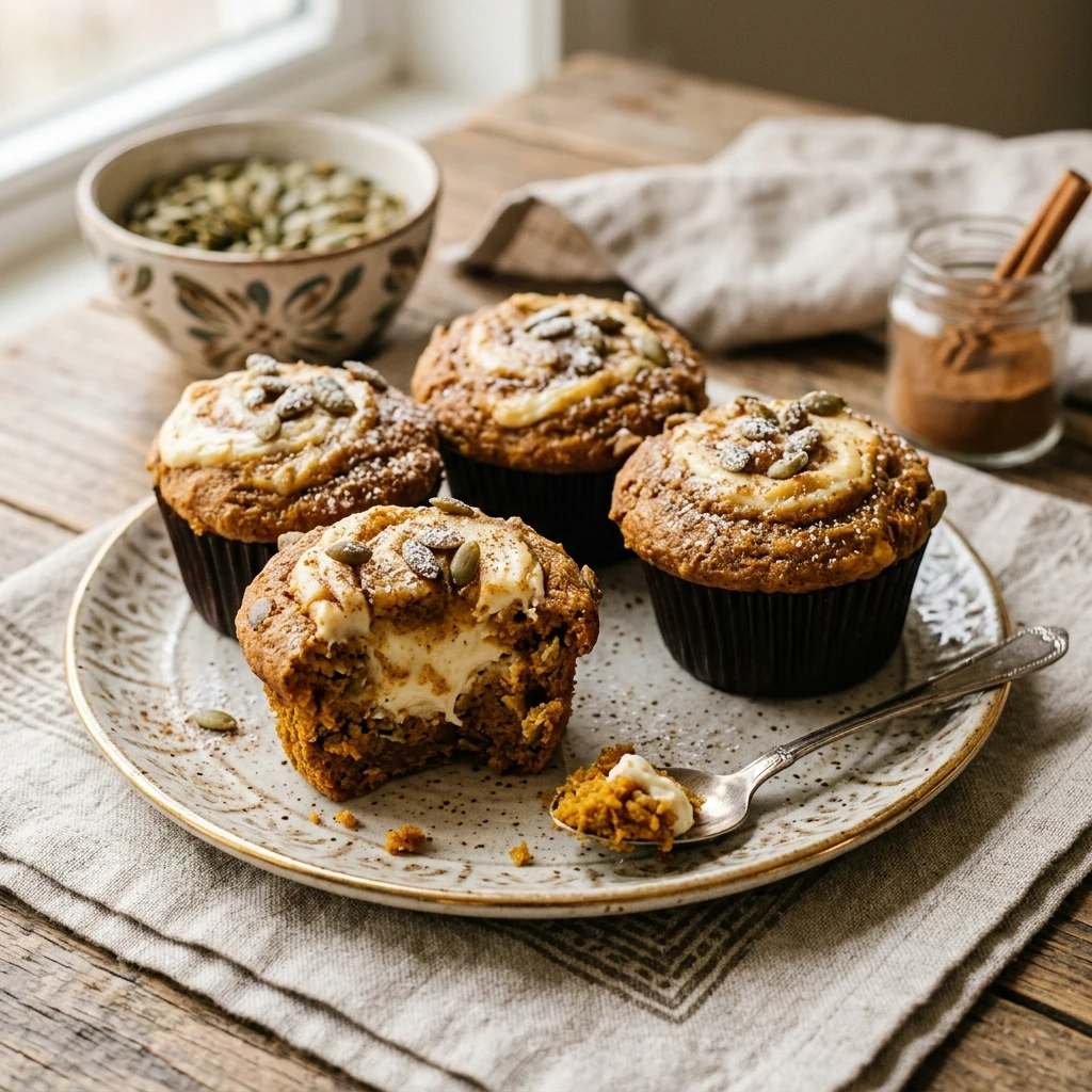 Pumpkin Cream Cheese Muffins Recipe