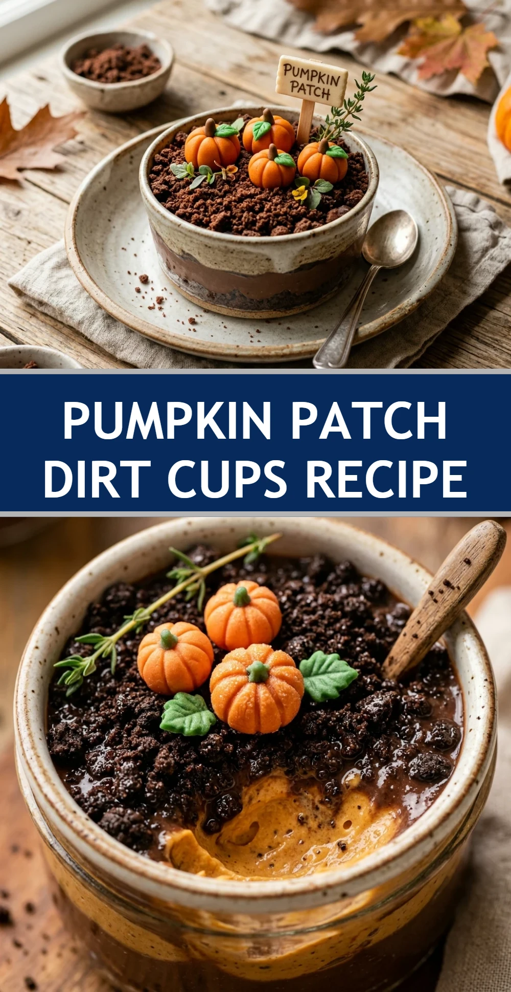Pumpkin Patch Dirt Cups Recipe