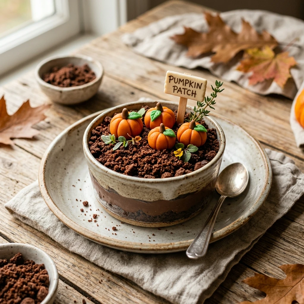 Pumpkin Patch Dirt Cups Recipe