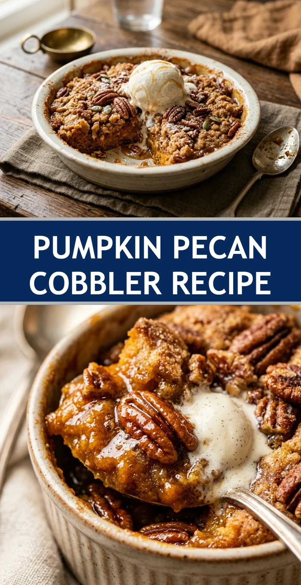 Pumpkin Pecan Cobbler Recipe
