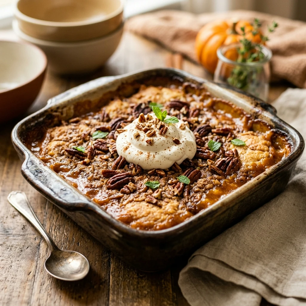 Pumpkin Pecan Cobbler Recipe