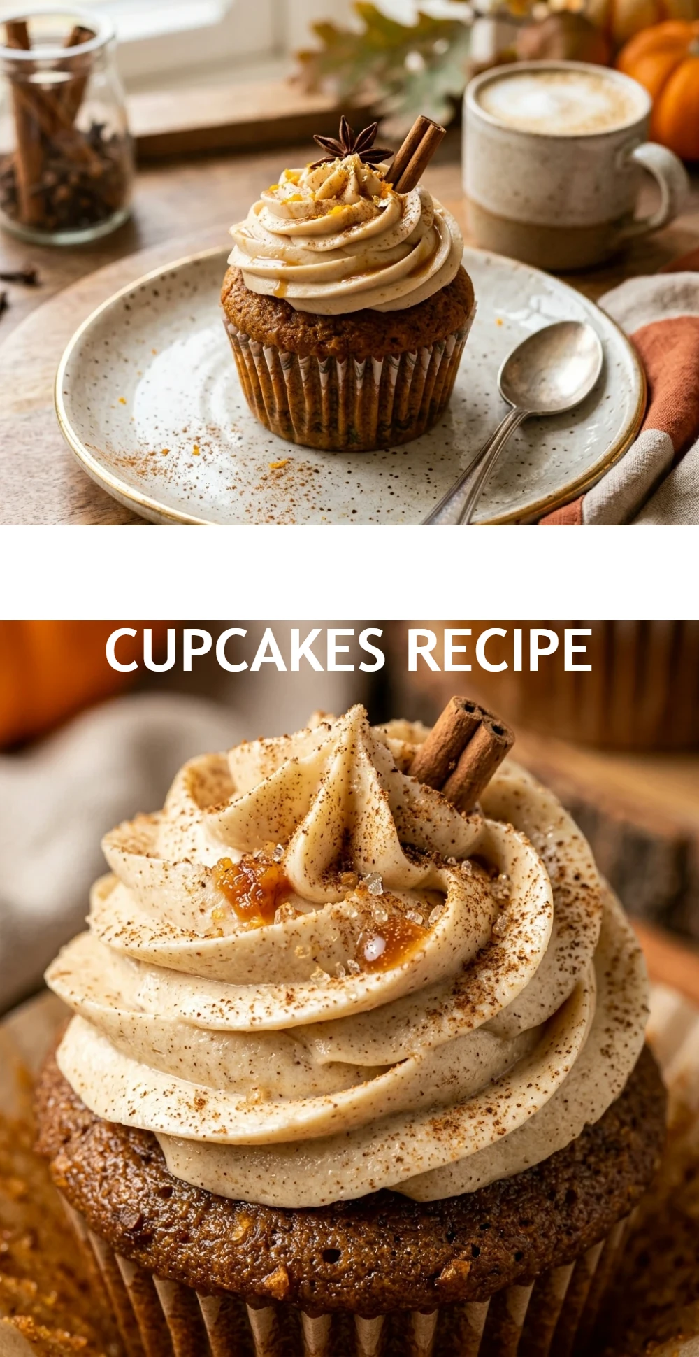 Pumpkin Spice Latte Cupcakes Recipe