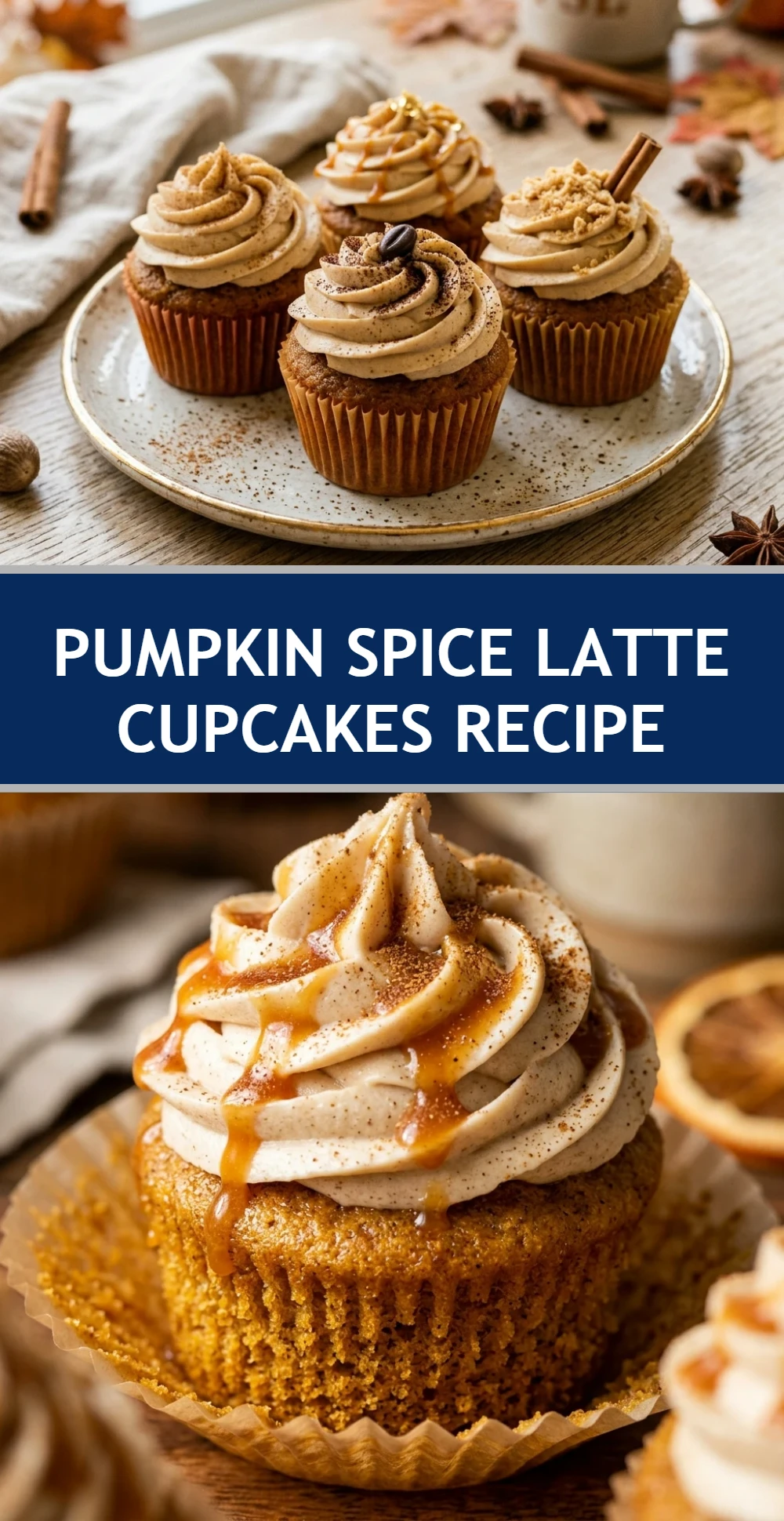 Pumpkin Spice Latte Cupcakes Recipe