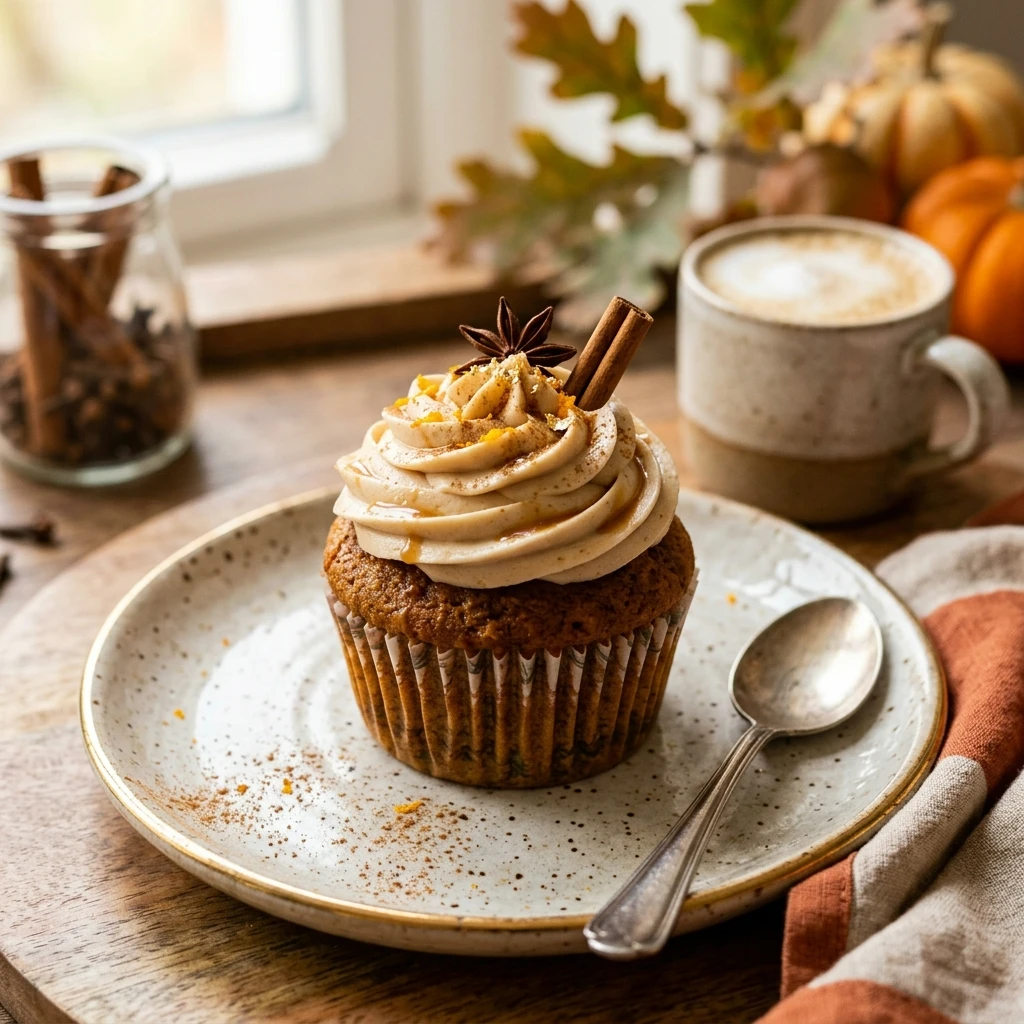 Pumpkin Spice Latte Cupcakes Recipe