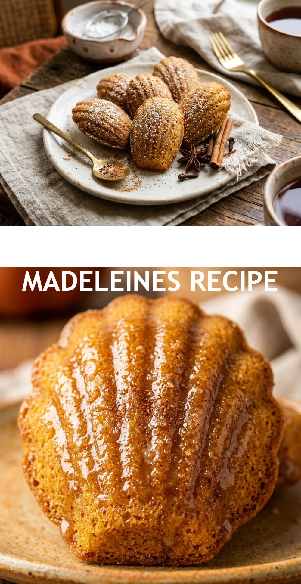 Pumpkin Spice Madeleines Recipe