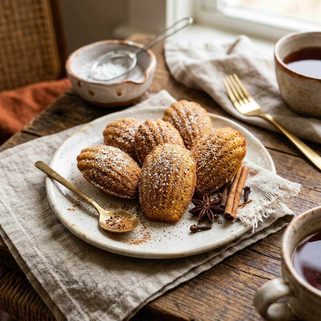Pumpkin Spice Madeleines Recipe