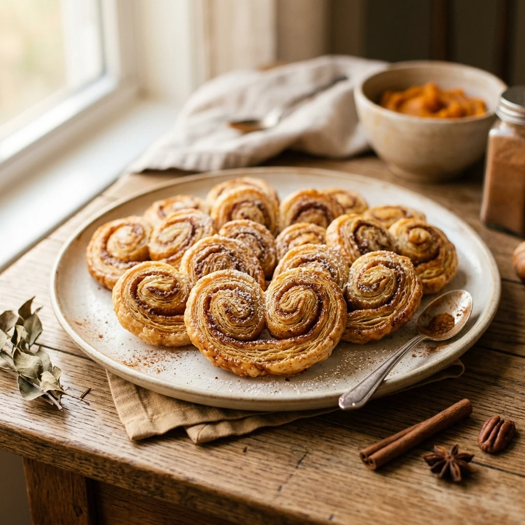 Pumpkin Spice Palmiers Recipe