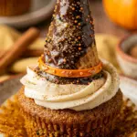 Pumpkin Spice Witch Hat Cupcakes Recipe