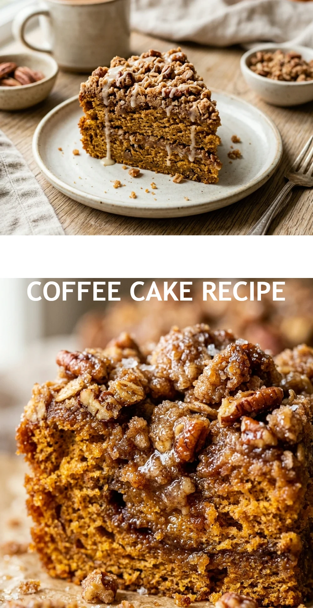 Pumpkin Streusel Coffee Cake Recipe