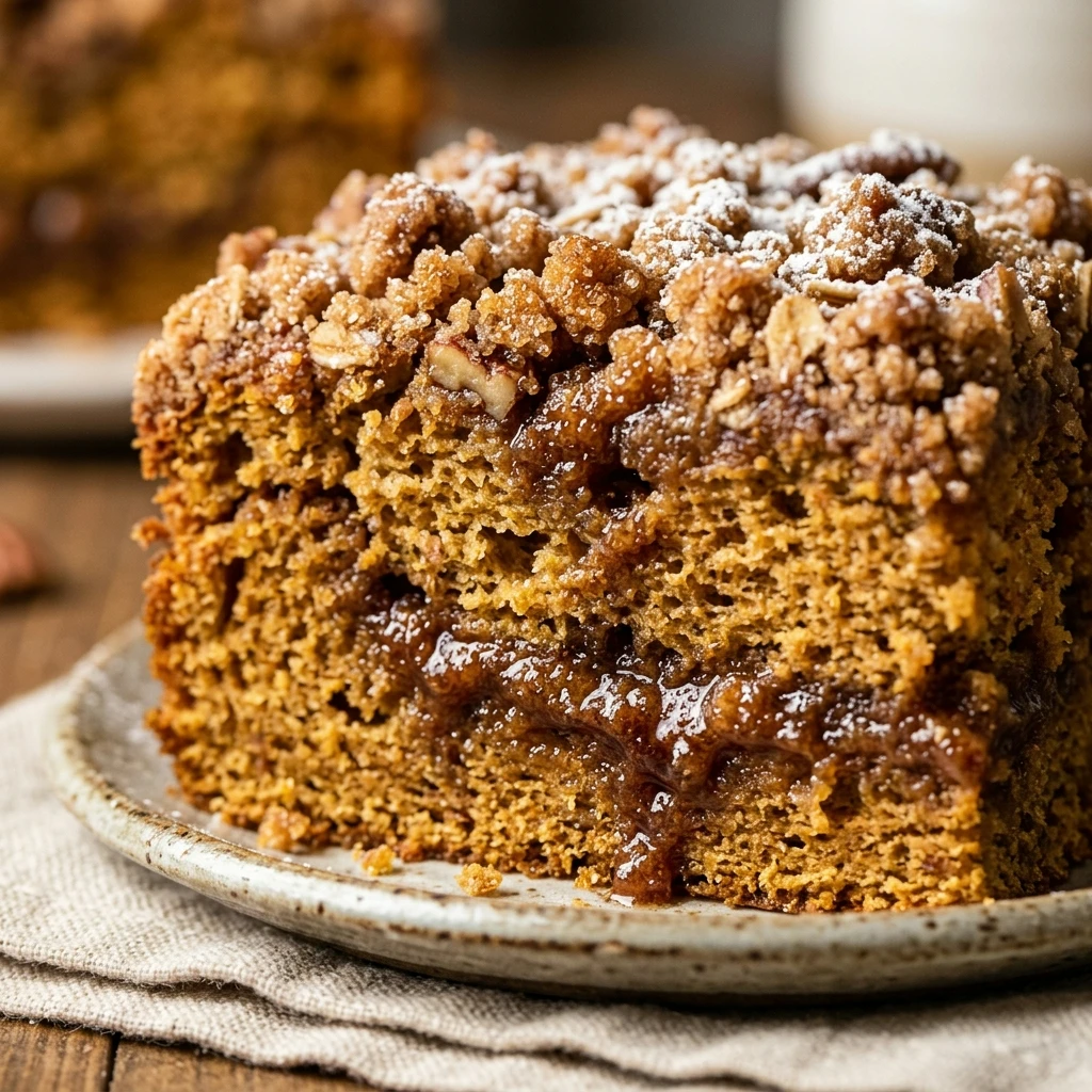 Pumpkin Streusel Coffee Cake Recipe