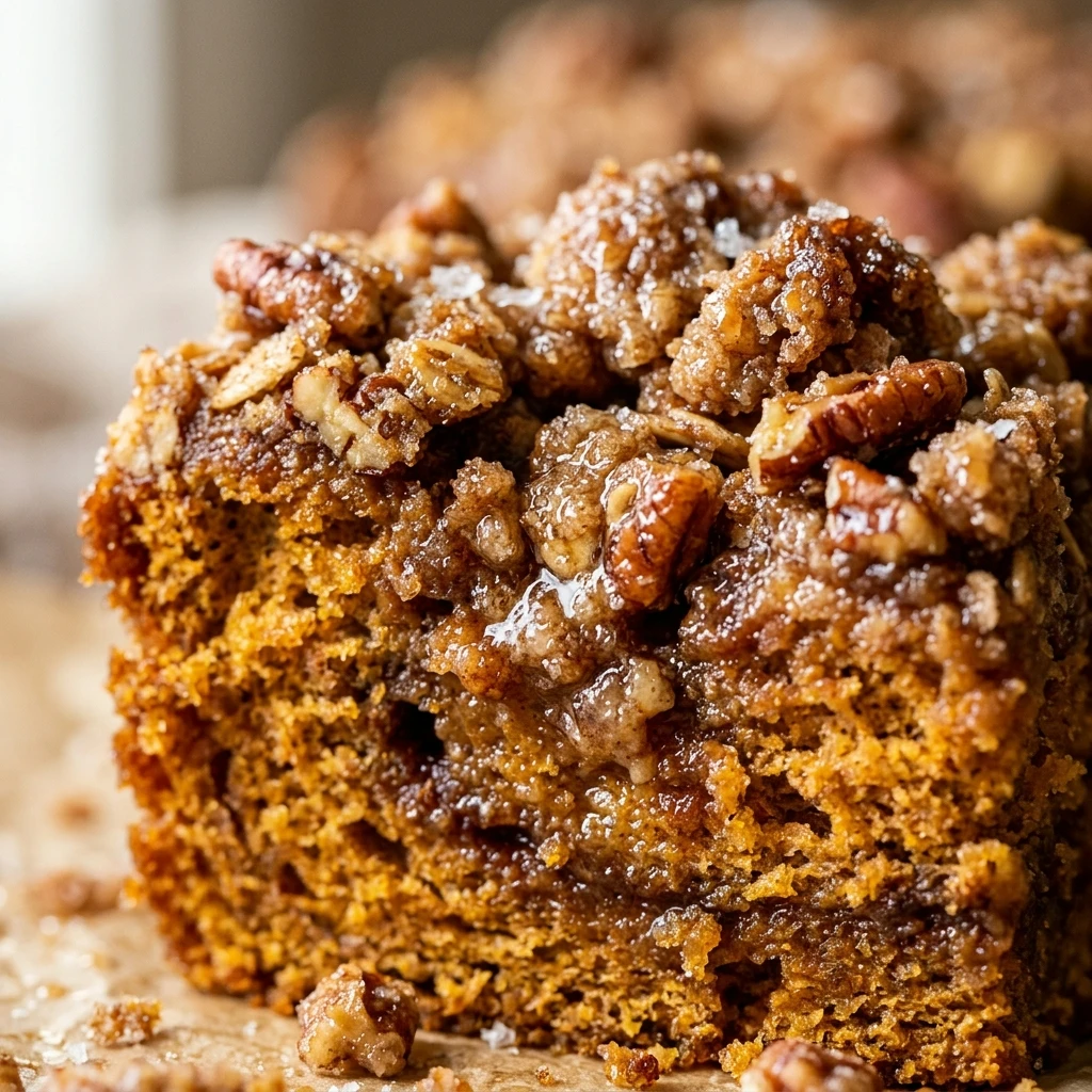 Pumpkin Streusel Coffee Cake Recipe