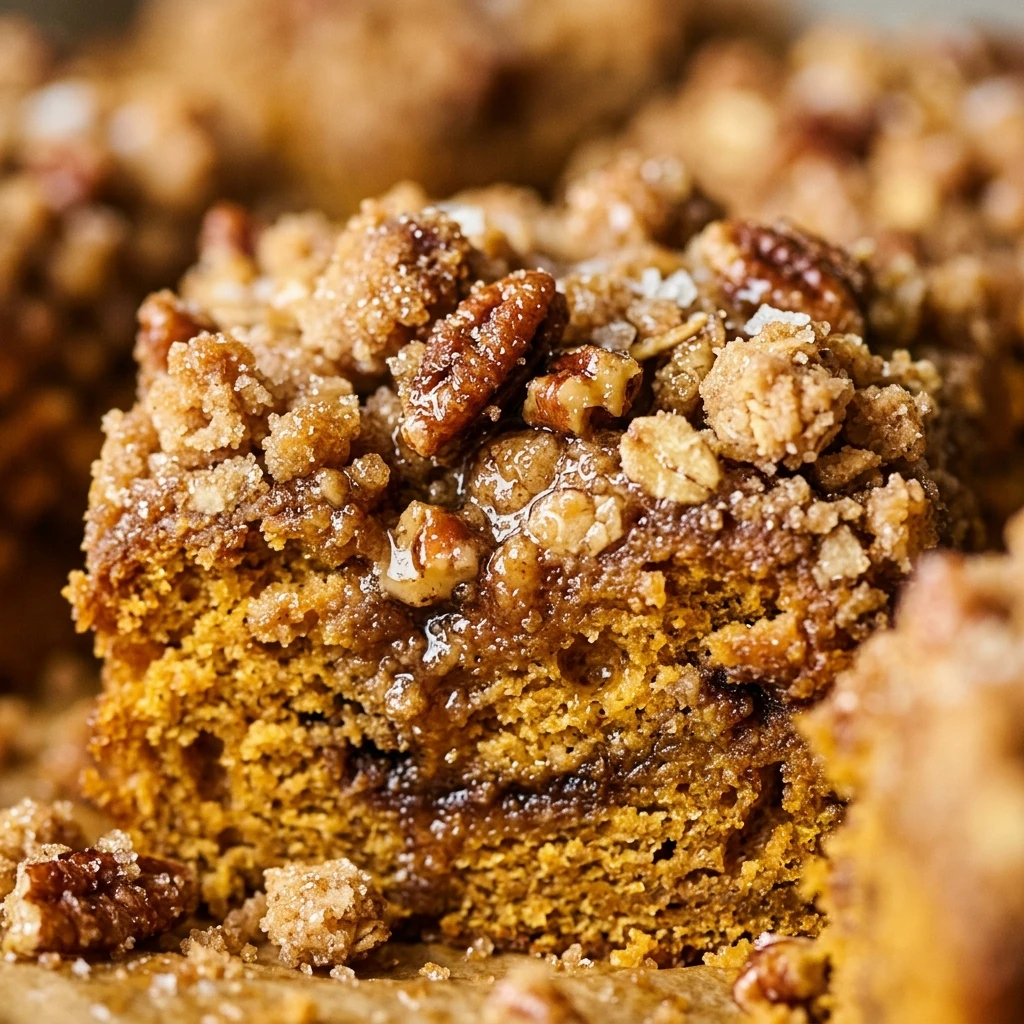 Pumpkin Streusel Coffee Cake Recipe