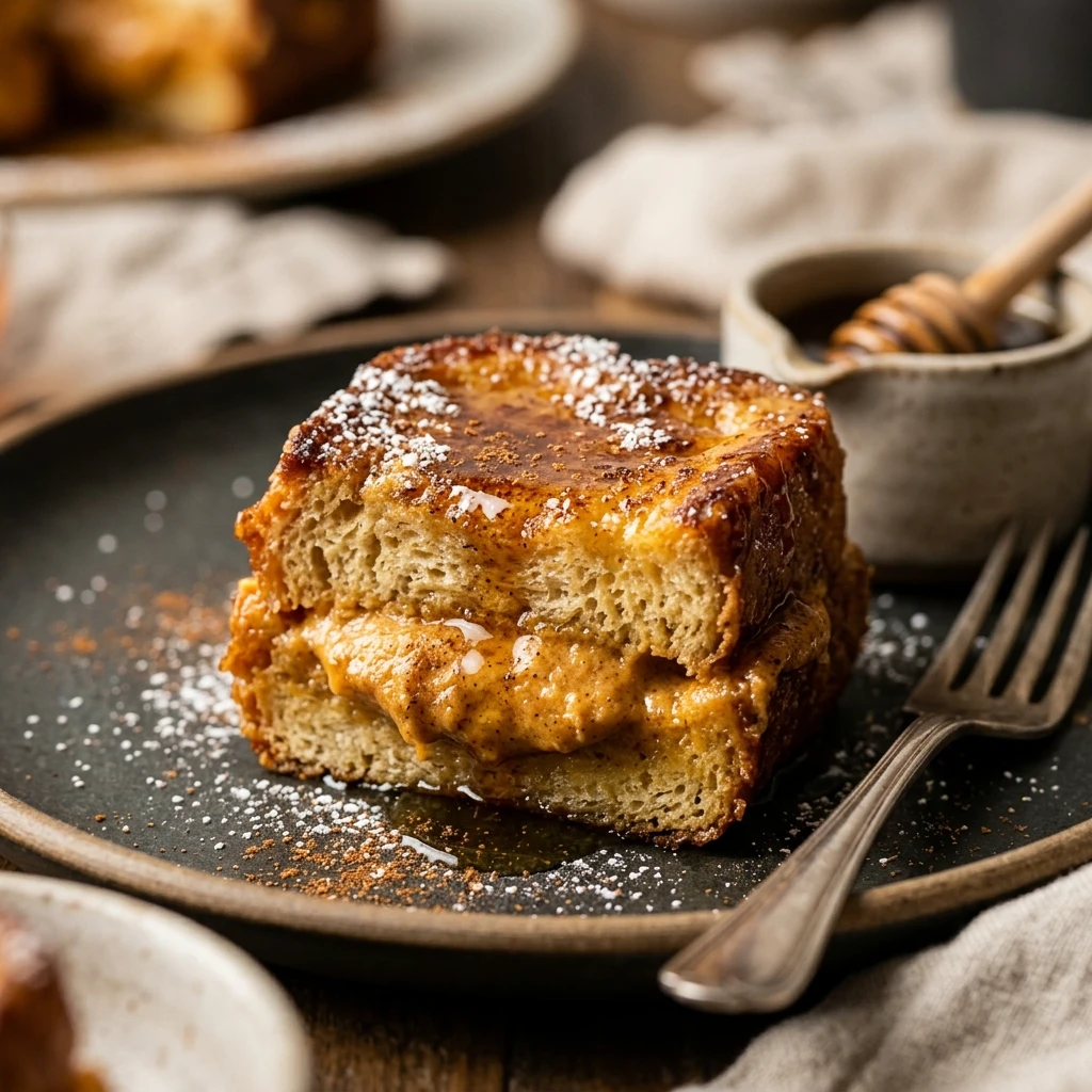 Pumpkin Stuffed French Toast Bites Recipe