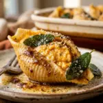 Pumpkin Stuffed Shells With Sage Butter