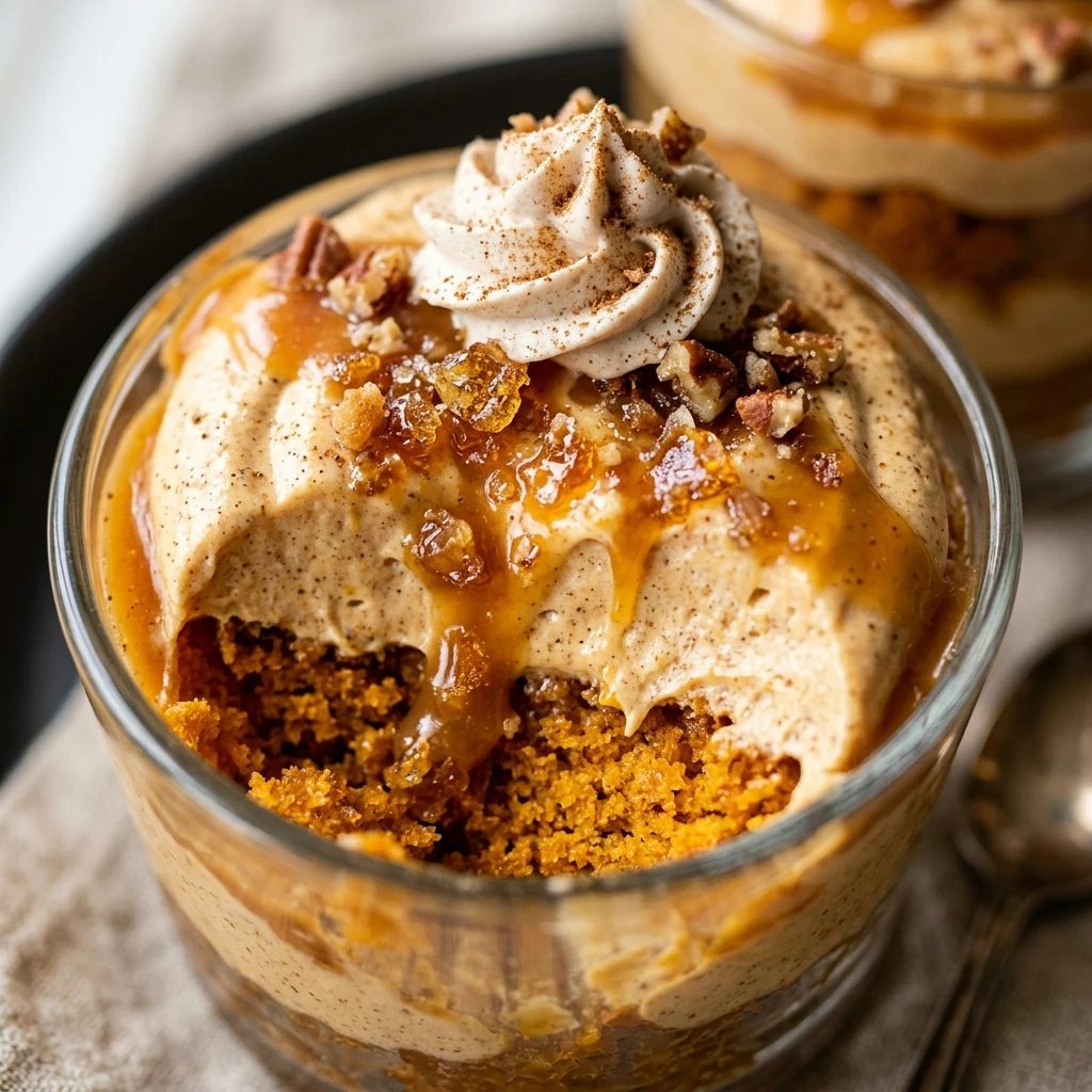 Pumpkin Toffee Trifle Cups Recipe