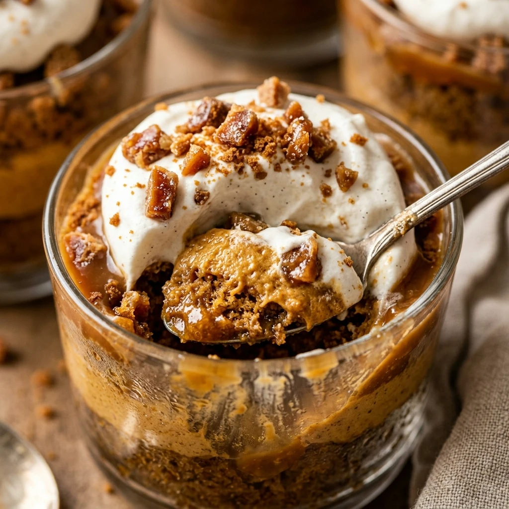 Pumpkin Toffee Trifle Cups Recipe