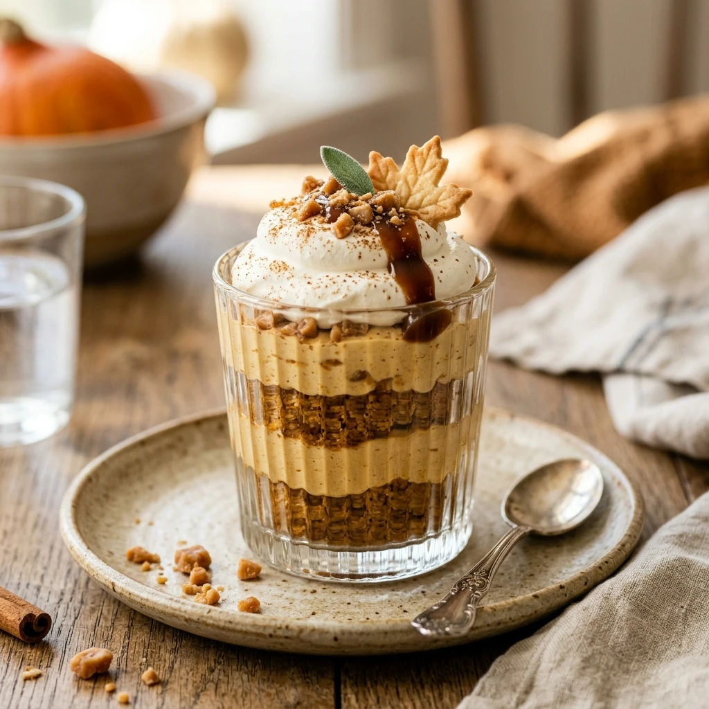 Pumpkin Toffee Trifle Cups Recipe
