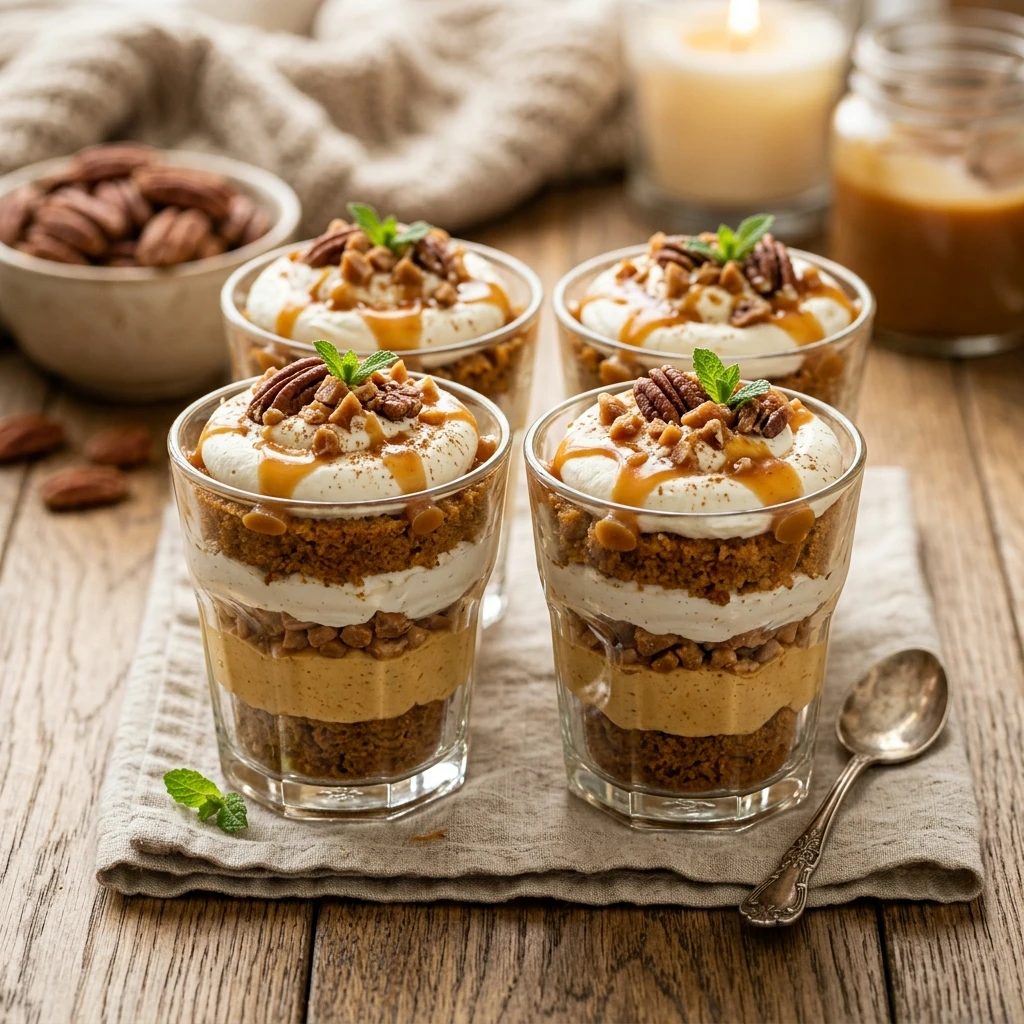 Pumpkin Toffee Trifle Cups Recipe