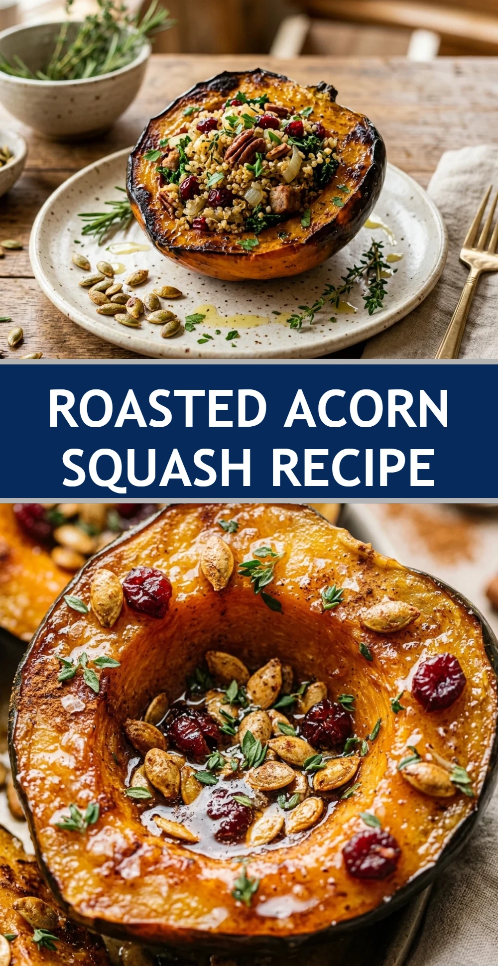 Roasted Acorn Squash Recipe