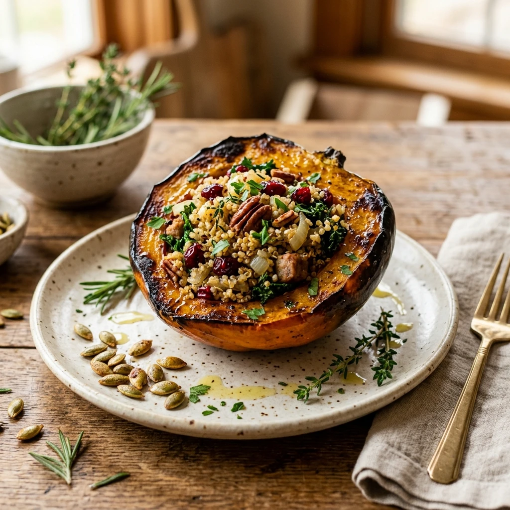 Roasted Acorn Squash Recipe
