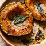 Roasted Acorn Squash With Brown Butter And Sage