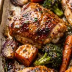 Sheet Pan Maple Dijon Chicken And Veggies