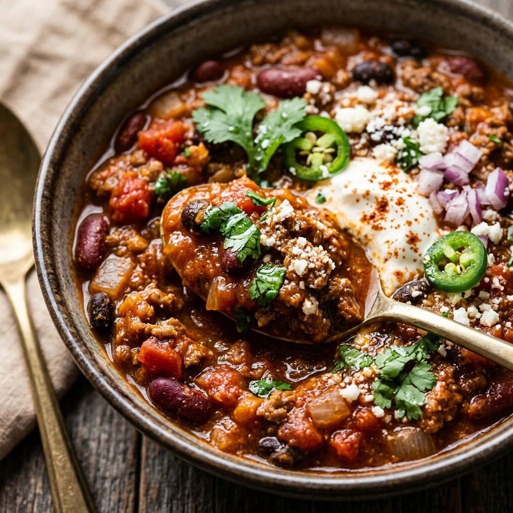 Slow Cooker Pumpkin Chili Recipe