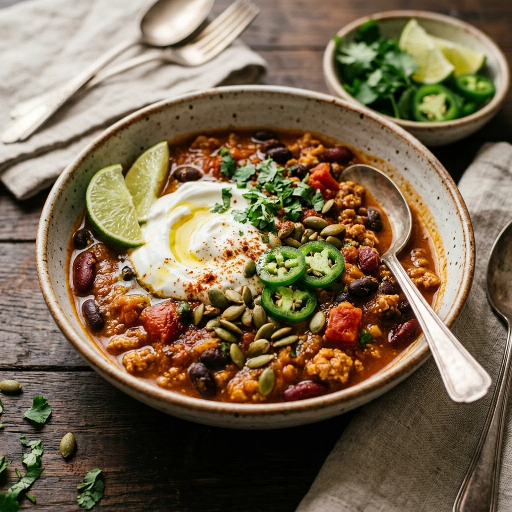 Smoky Pumpkin And Turkey Chili Recipe
